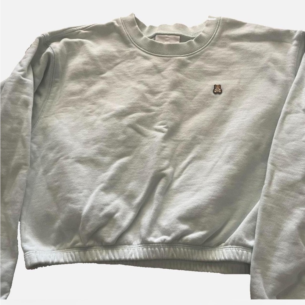 Teddy Fresh Woman’s Cropped Crewneck Sweater